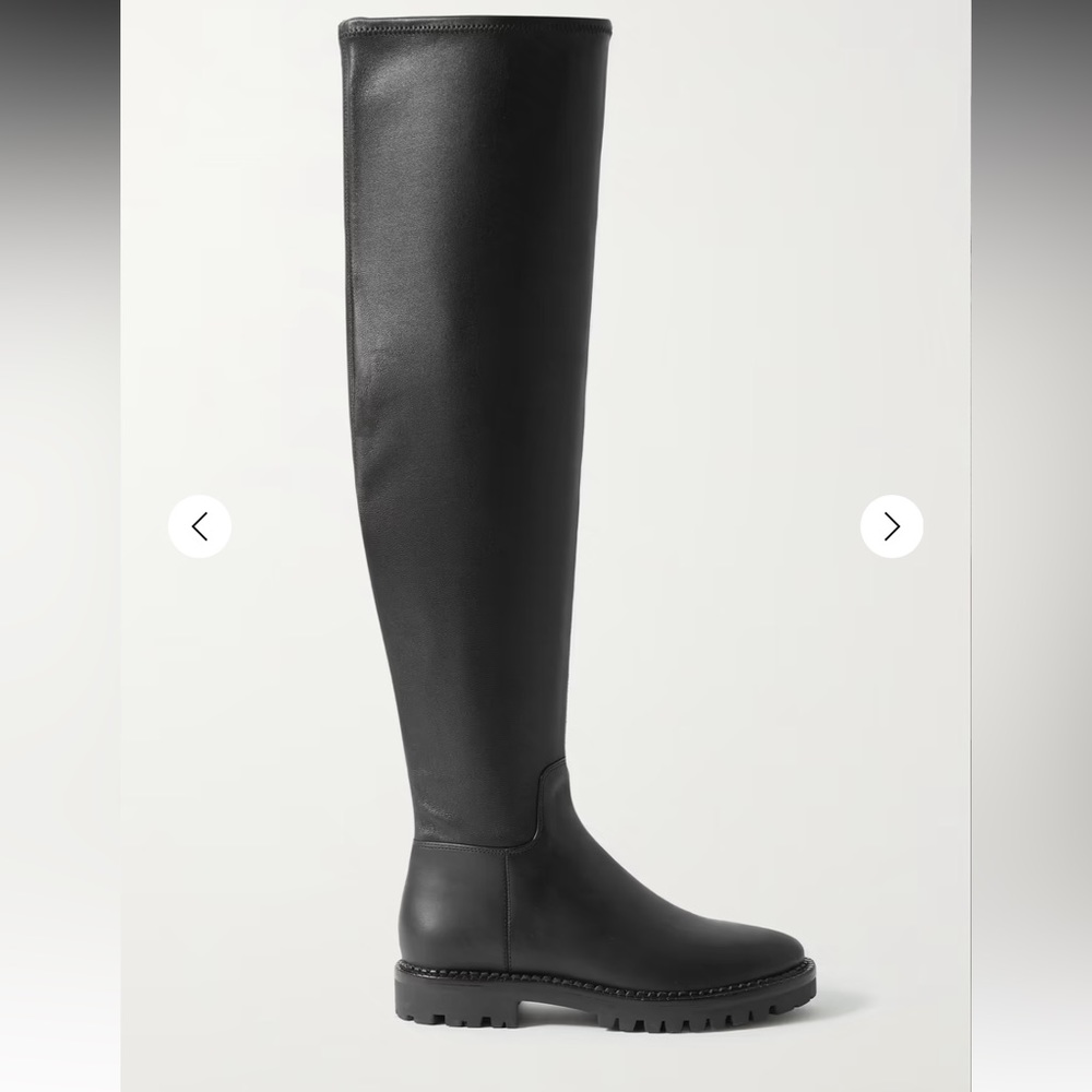 Vince. Cabria StretchLeather OverTheKnee Boots Gem